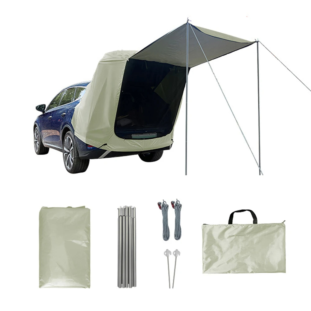 Roof Top Tent Annex Room - Outdoor Car Rear Extension Tent Camping