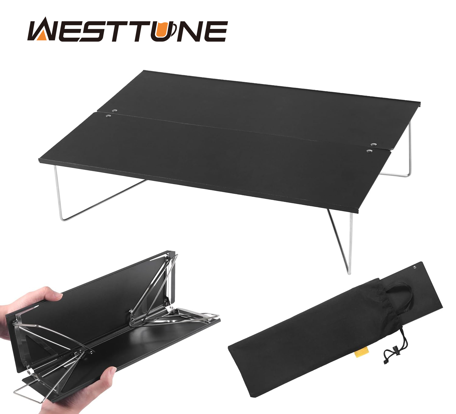 Camping Shower Tent Portable - WESTTUNE Compact Mini Camping Table Portable