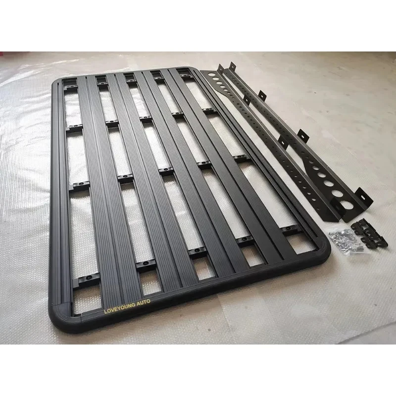 KQX Heavy Duty Aluminum Flat R - Overland Roof Rack Platform ulasan dan harga