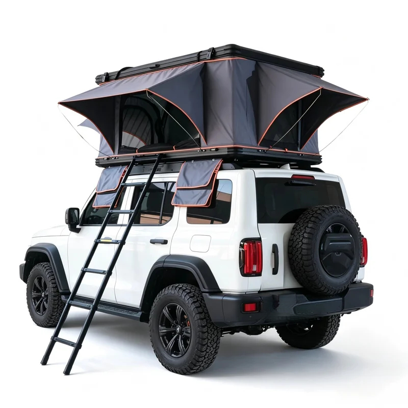 Hot Selling 2‑Person Four‑Seas - Roof Top Tent Hard Shell 2 Person ulasan dan harga