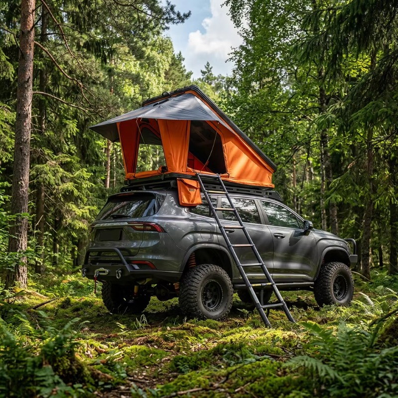 SUV Foldable Roof Tent Hard To - Roof Top Tent Mattress ulasan dan harga